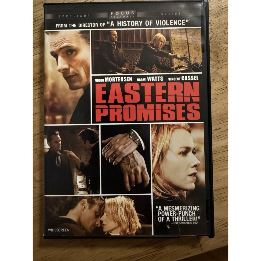 Focus Features Eastern Promises DVD Widescreen 2007 Viggo Mortensen Watts